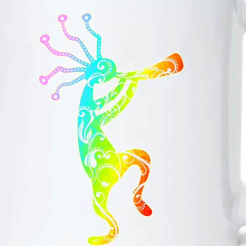 Native American Kokopelli Flute Gift Black Color Changing Mug