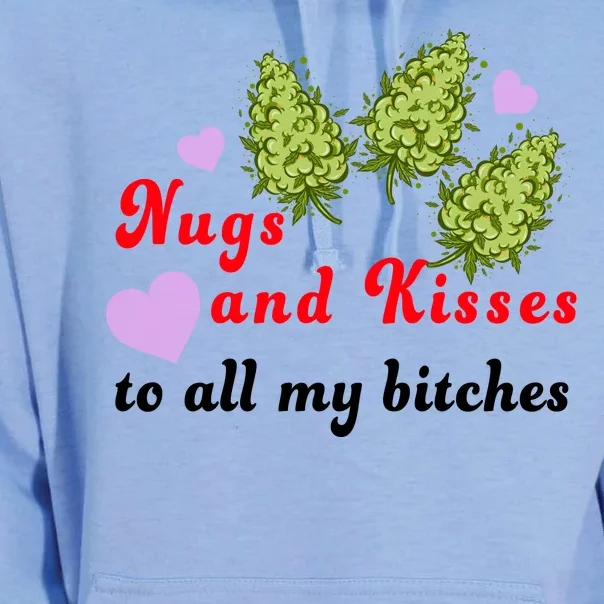 Nugs And Kisses To All My Bitches Unisex Surf Hoodie