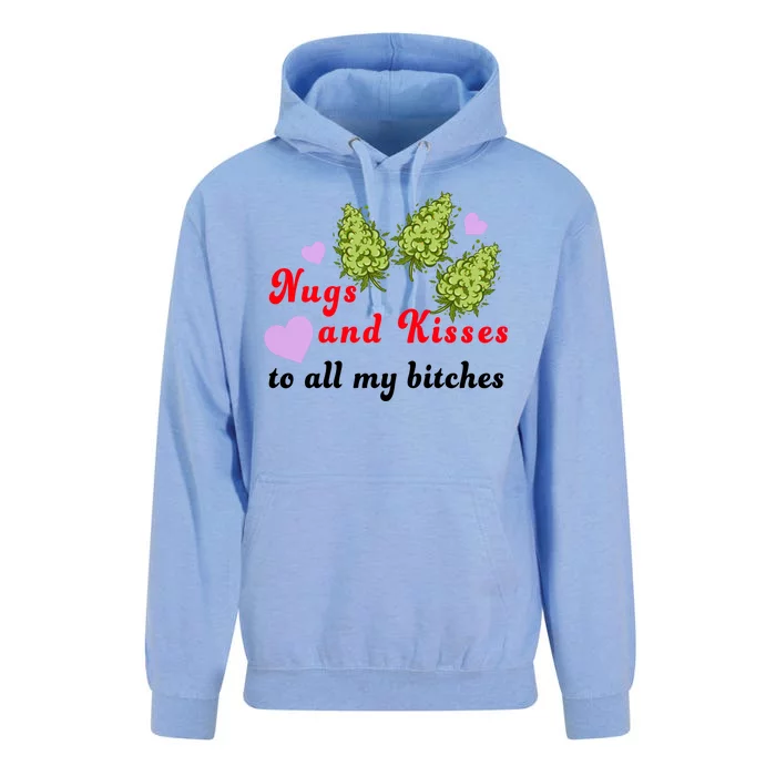 Nugs And Kisses To All My Bitches Unisex Surf Hoodie