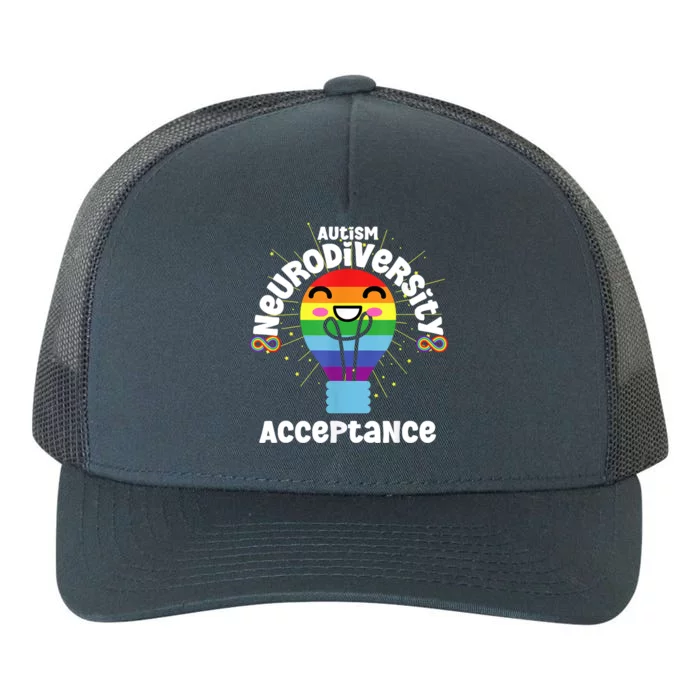 Neurodiversity Acceptance Kawaii Encourage Diversity Yupoong Adult 5-Panel Trucker Hat