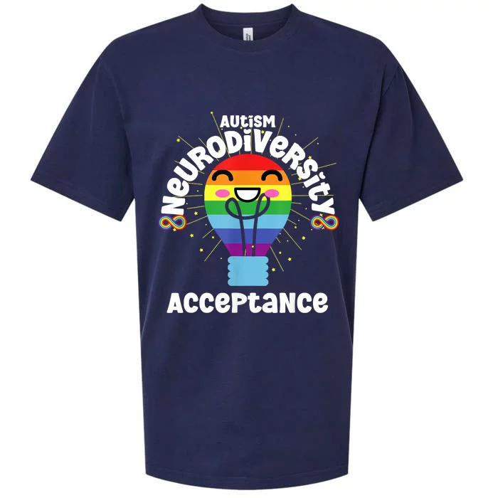 Neurodiversity Acceptance Kawaii Encourage Diversity Sueded Cloud Jersey T-Shirt