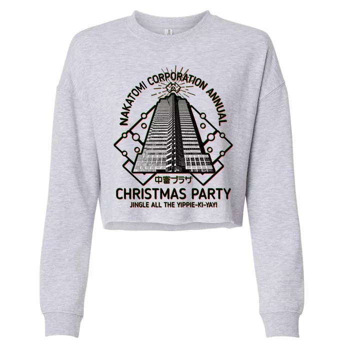 Nakatomi Corporation Annual Christmas Party Cropped Pullover Crew