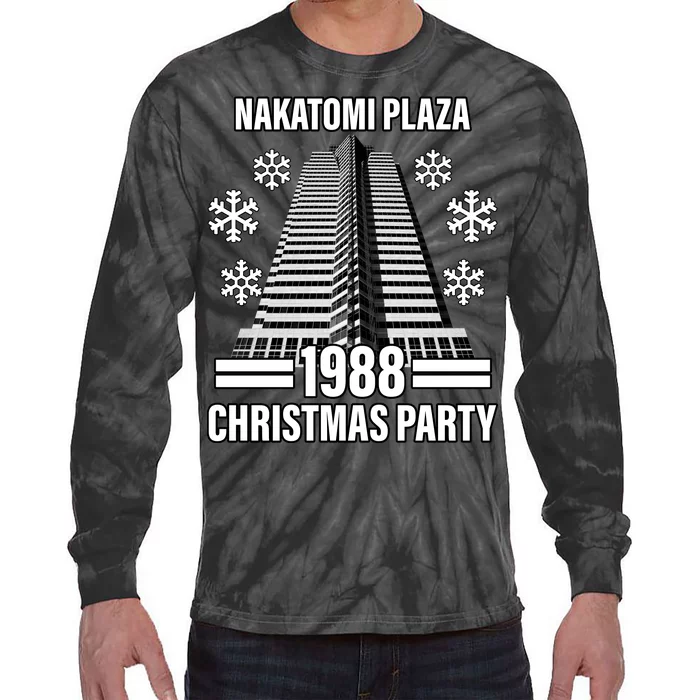 Nakatomi Plaza Christmas Party 1988 Tie-Dye Long Sleeve Shirt