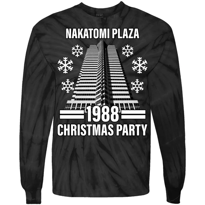 Nakatomi Plaza Christmas Party 1988 Tie-Dye Long Sleeve Shirt