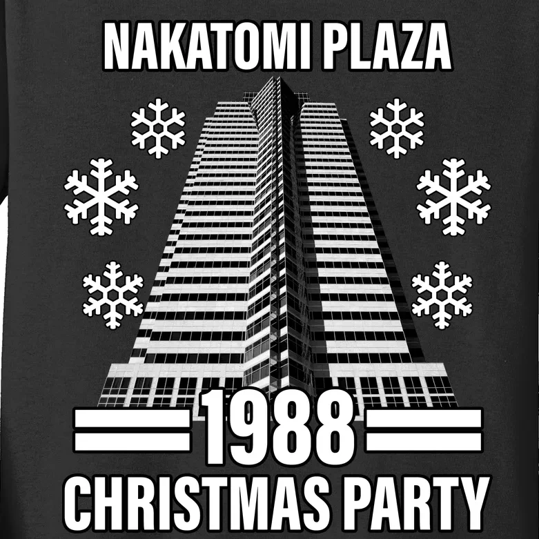 Nakatomi Plaza Christmas Party 1988 Kids Long Sleeve Shirt