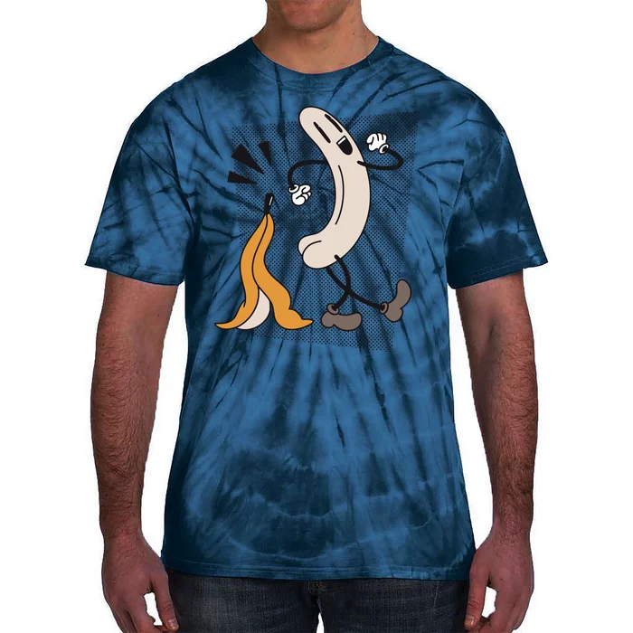 Naked Banana Retro Cartoon Tie-Dye T-Shirt