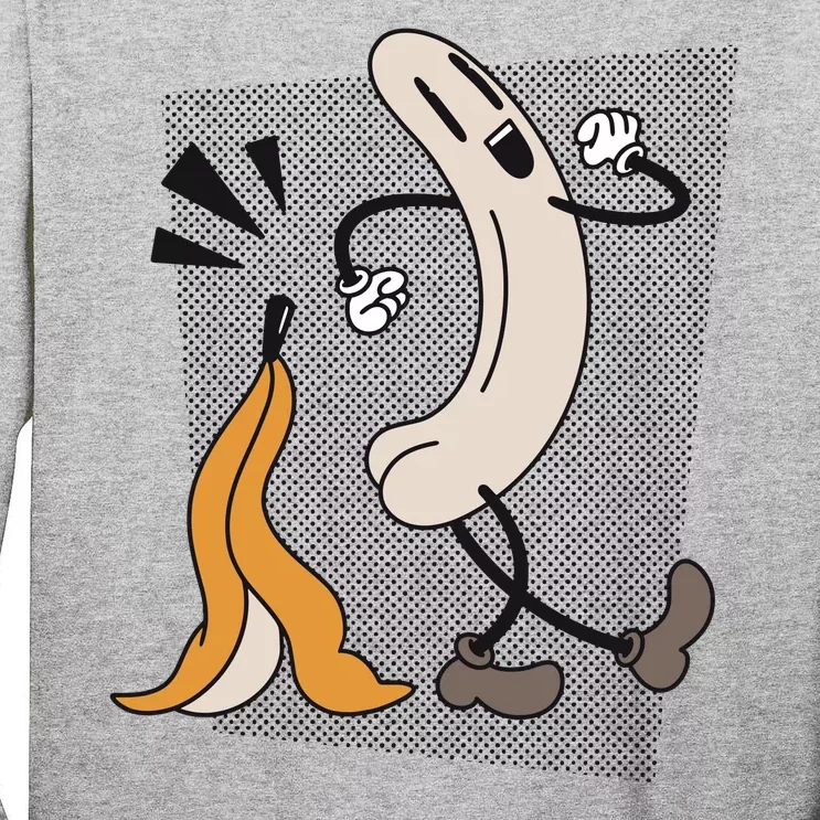 Naked Banana Retro Cartoon Tall Long Sleeve T-Shirt