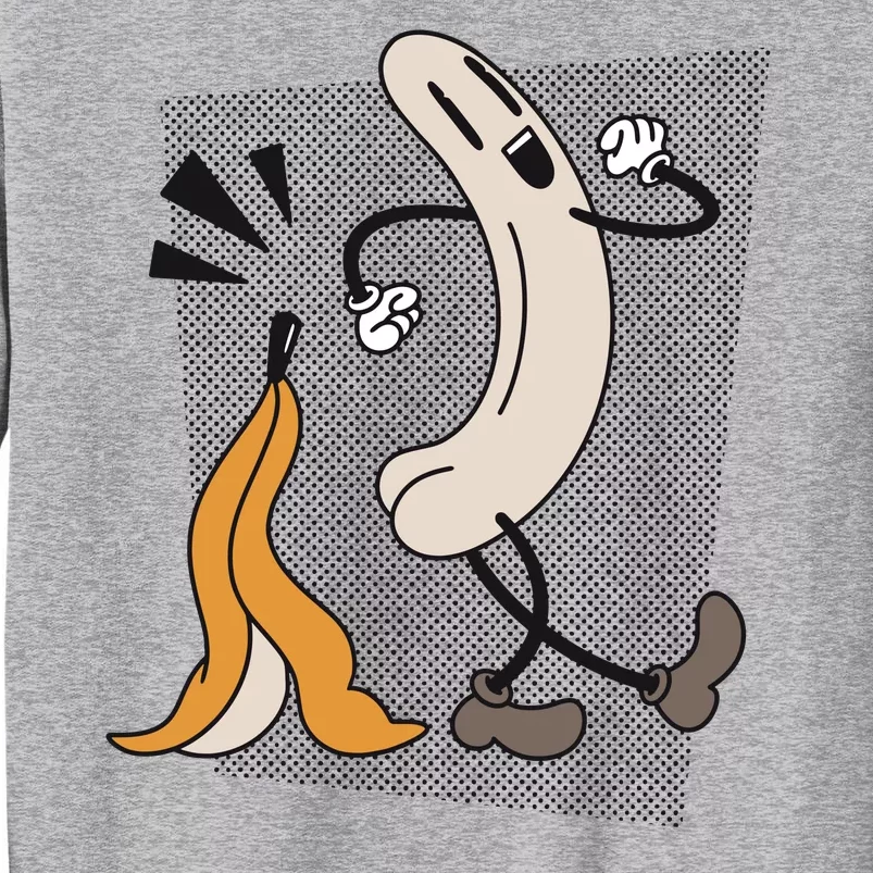 Naked Banana Retro Cartoon Tall Sweatshirt