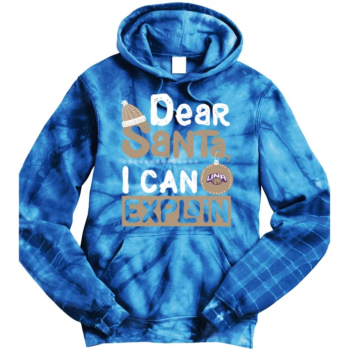 North Alabama Lions Dear Santa I Can Explain Funny Ugly Xmas Gift Tie Dye Hoodie