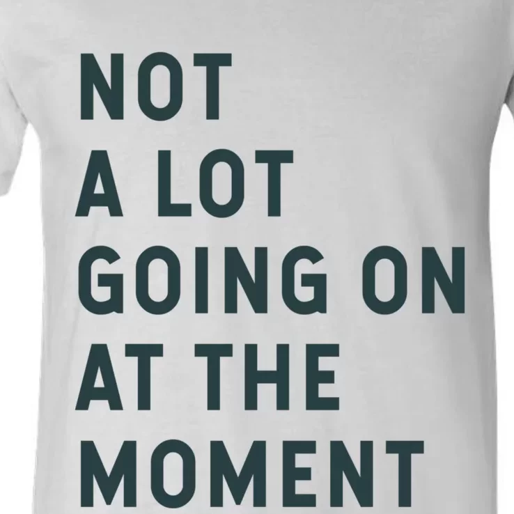 Not A Lot Going On At The Moment V-Neck T-Shirt