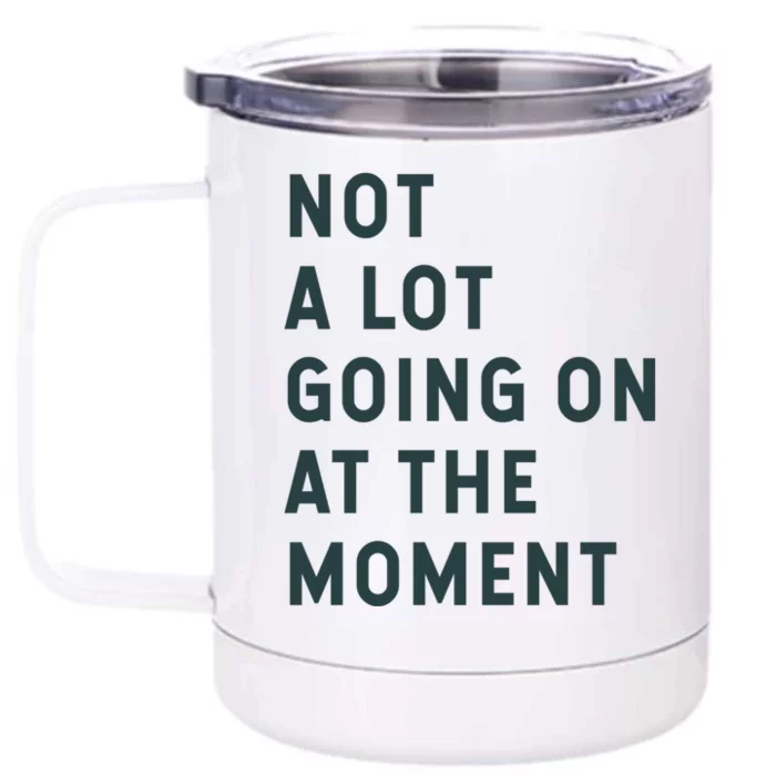 Not A Lot Going On At The Moment Front & Back 12oz Stainless Steel Tumbler Cup