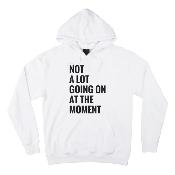 Not A Lot Going On At The Moment Hoodie