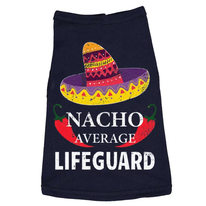 Nacho Average Lifeguard Cinco De Mayo Sombrero Funny Doggie Tank