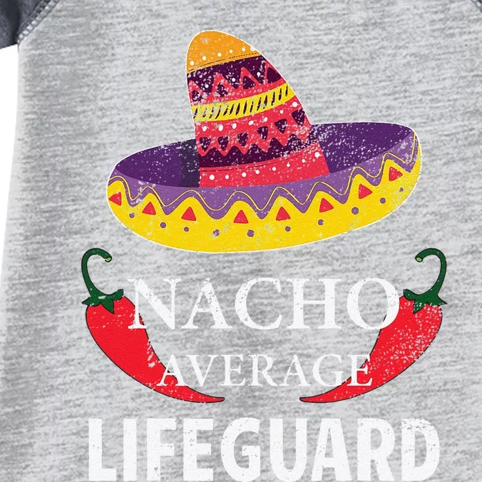 Nacho Average Lifeguard Cinco De Mayo Sombrero Funny Infant Baby Jersey Bodysuit