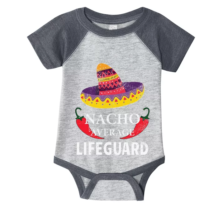 Nacho Average Lifeguard Cinco De Mayo Sombrero Funny Infant Baby Jersey Bodysuit