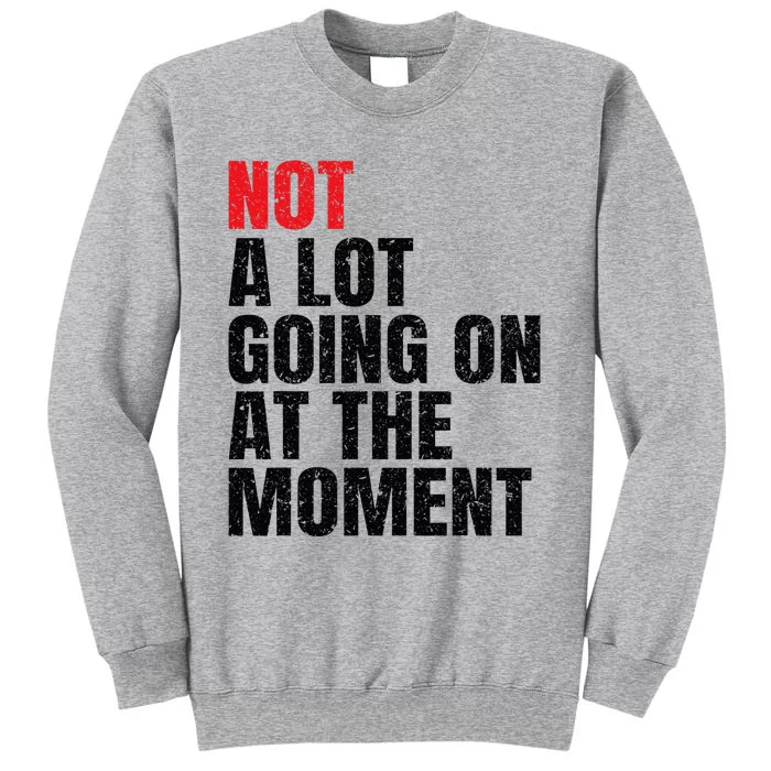 Not a Lot Going on at the Moment Vintage Tall Sweatshirt