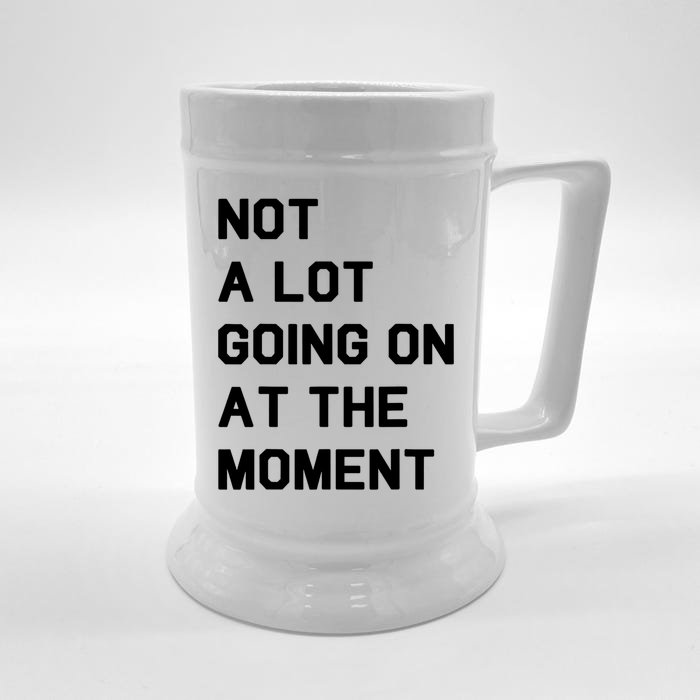 Not A Lot Going On At The Moment Fun Trending Gift Front & Back Beer Stein