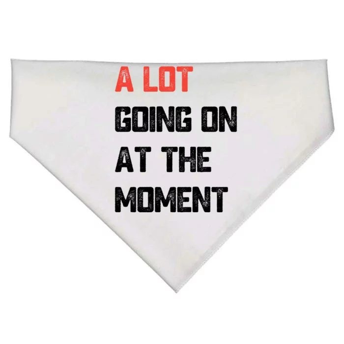 Not A Lot Going On At The Moment USA-Made Doggie Bandana