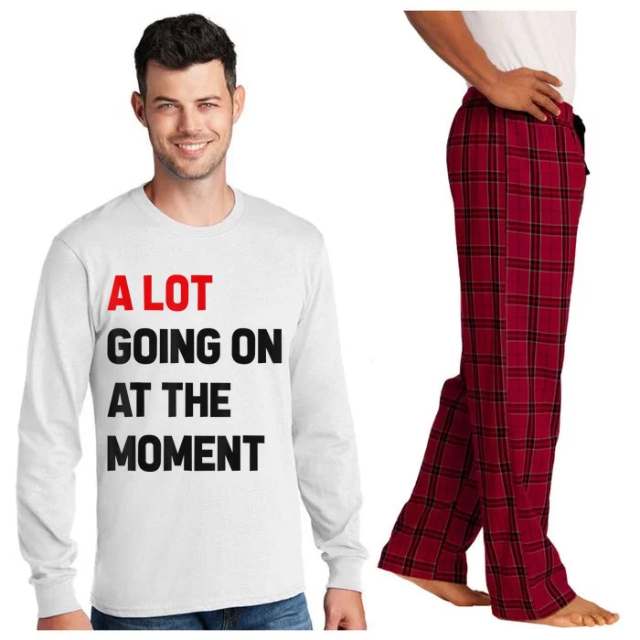 Not A Lot Going On At The Moment Long Sleeve Pajama Set