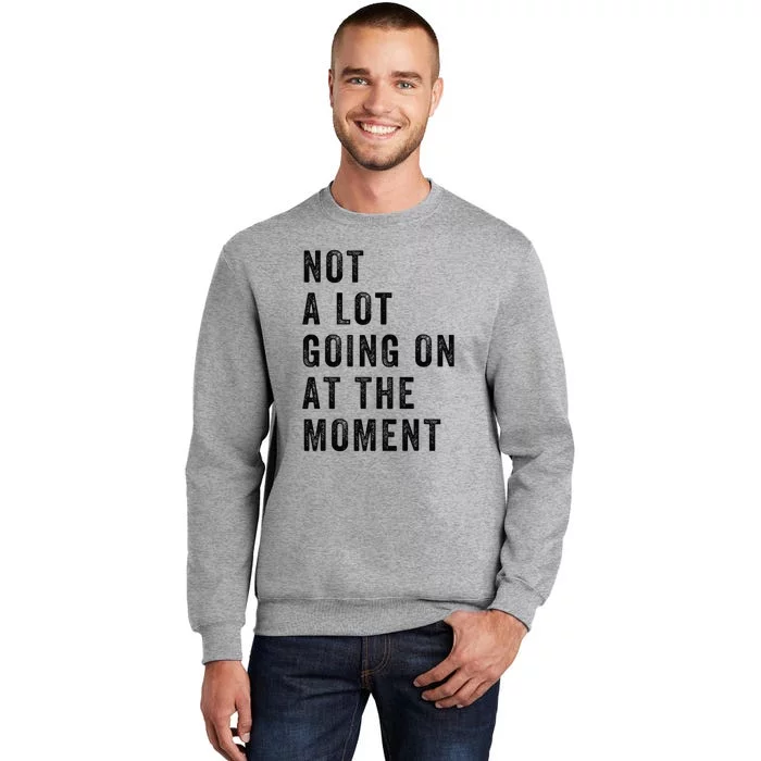 Not A Lot Going On At The Moment Vintage Tall Sweatshirt