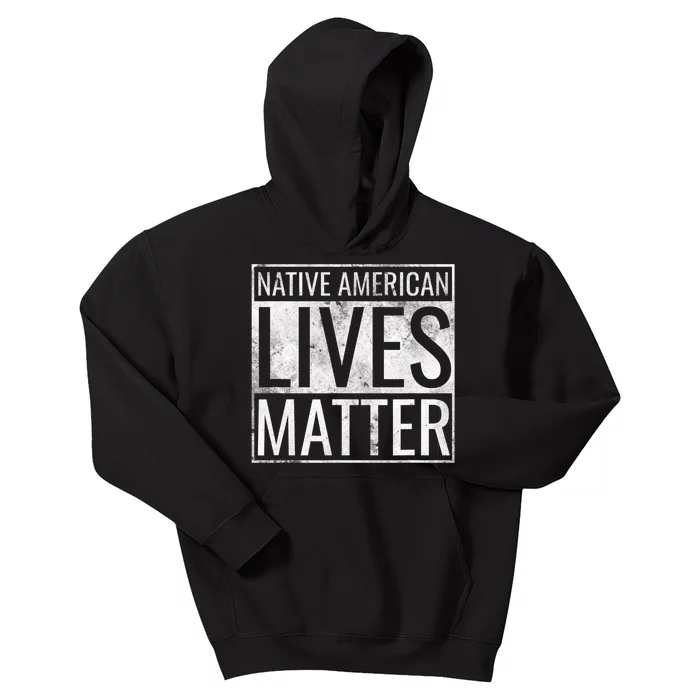 Native American Lives Matter Indigenous Peoples' Day Kids Hoodie