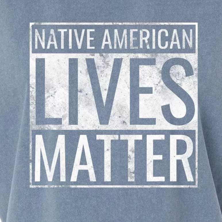 Native American Lives Matter Indigenous Peoples' Day Garment-Dyed Women's Muscle Tee