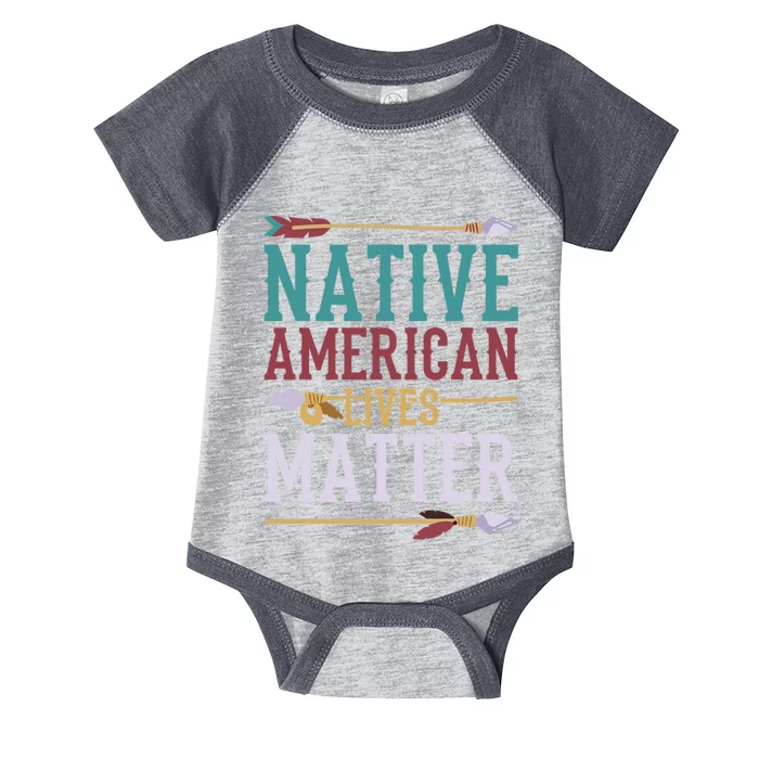 Native American Lives Matter Native American Design Infant Baby Jersey Bodysuit