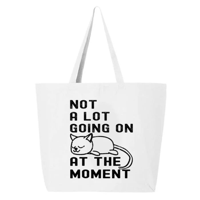 Not A Lot Going On At The Moment Funny Cat  And Teens 25L Jumbo Tote