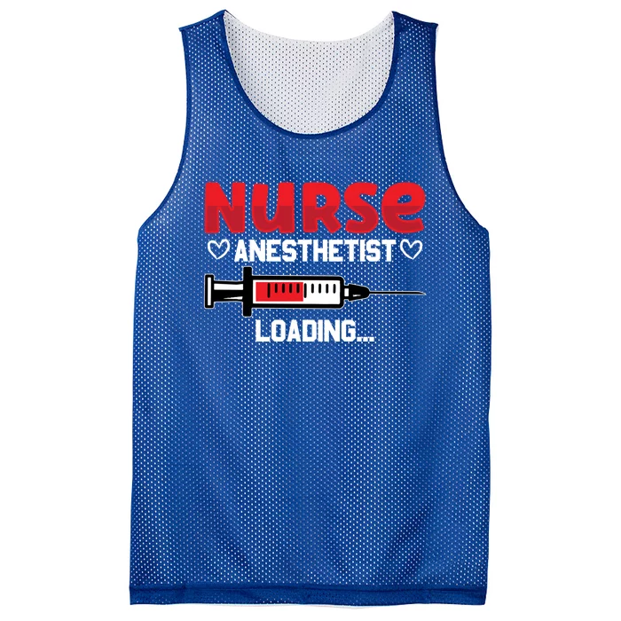 Nurse Anesthetist Loading Crna Nursing Student Nurses Day Great Gift Mesh Reversible Basketball Jersey Tank