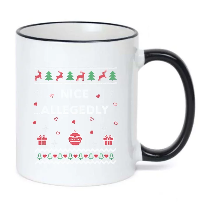 Nice Allegedly Lawyer Funny Attorney Design Ugly Christmas Funny Gift Black Color Changing Mug