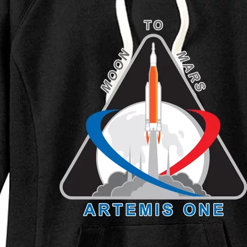 NASA Artemis Moon To Mars Women's Fleece Hoodie