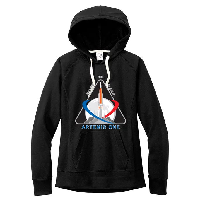 NASA Artemis Moon To Mars Women's Fleece Hoodie