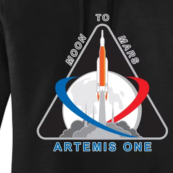 NASA Artemis Moon To Mars Women's Pullover Hoodie