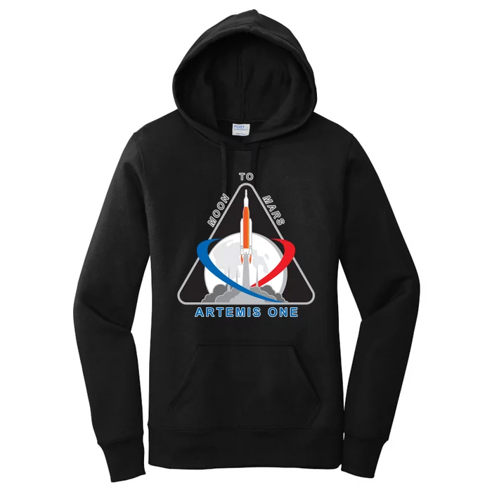 NASA Artemis Moon To Mars Women's Pullover Hoodie