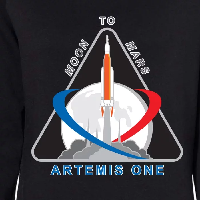 NASA Artemis Moon To Mars Womens California Wash Sweatshirt