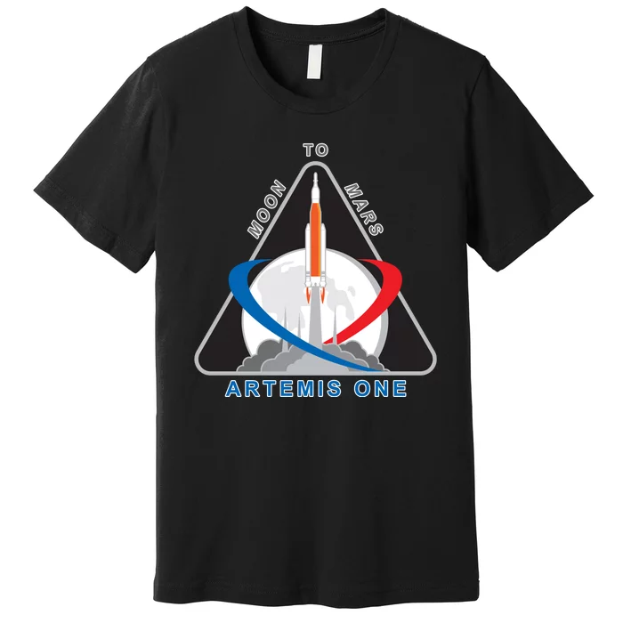 NASA Artemis Moon To Mars Premium T-Shirt