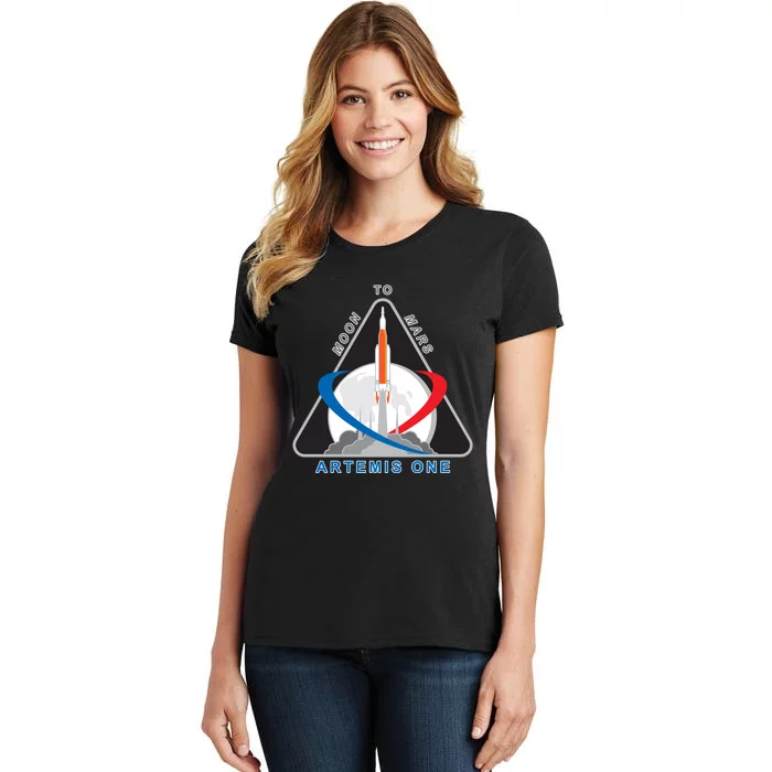 NASA Artemis Moon To Mars Women's T-Shirt