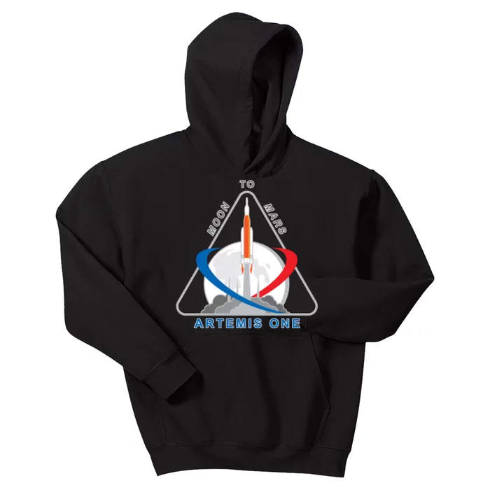 NASA Artemis Moon To Mars Kids Hoodie