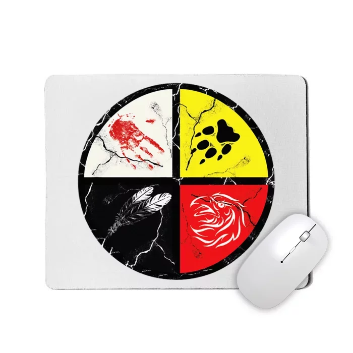 Native American Medicine Wheel Mousepad