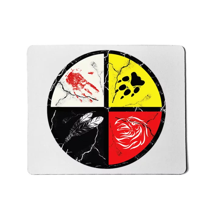 Native American Medicine Wheel Mousepad