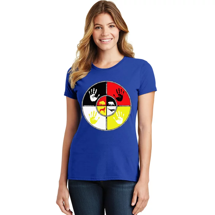 Native Americans Medicine Wheel Mmiw Women's T-Shirt