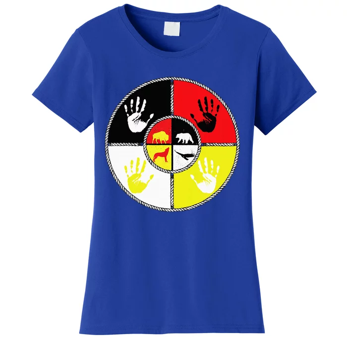 Native Americans Medicine Wheel Mmiw Women's T-Shirt