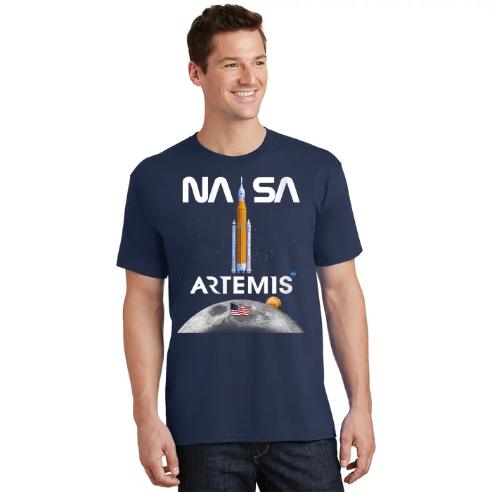 NASA Artemis Mission SLS Worm Insignia T-Shirt