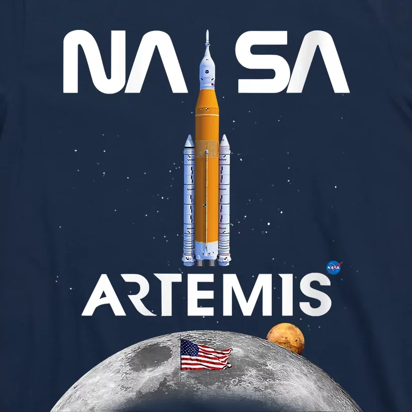 NASA Artemis Mission SLS Worm Insignia T-Shirt