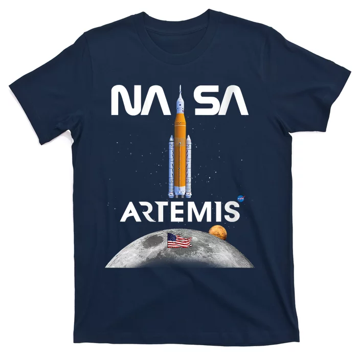 NASA Artemis Mission SLS Worm Insignia T-Shirt