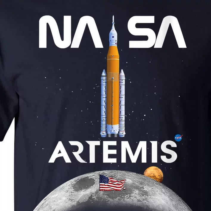 NASA Artemis Mission SLS Worm Insignia Tall T-Shirt