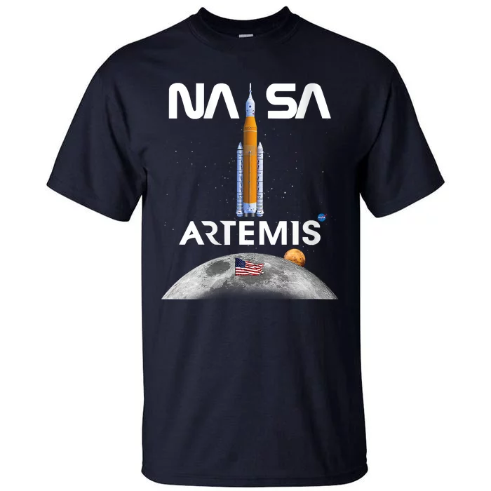 NASA Artemis Mission SLS Worm Insignia Tall T-Shirt