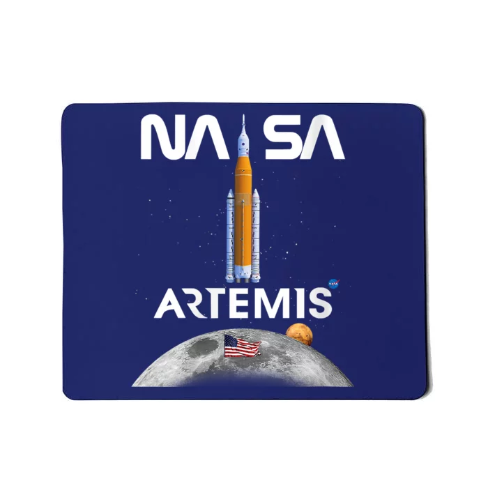 NASA Artemis Mission SLS Worm Insignia Mousepad