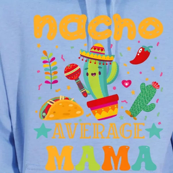 Nacho Average Mom Mexican Mama Cinco De Mayo Mother Fiesta Unisex Surf Hoodie