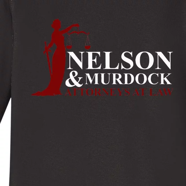 Nelson And Murdock Attorneys At Law Baby Long Sleeve Bodysuit